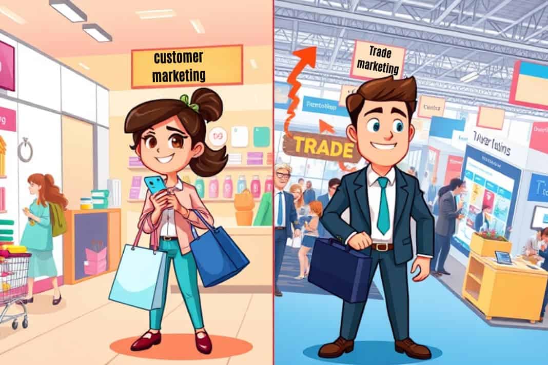 customer marketing vs trade marketing